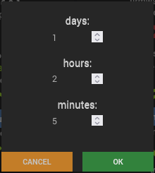 popup dashboard