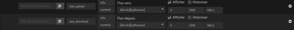 nouvelles commandes